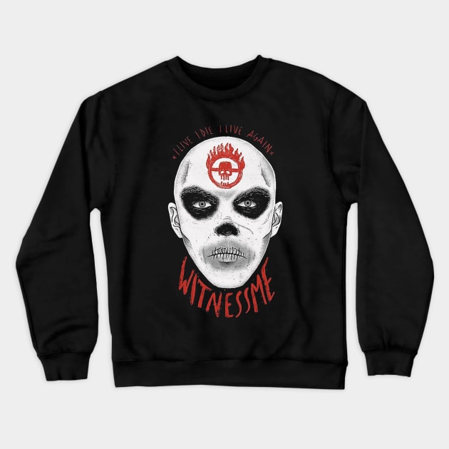 Witness Me Crewneck Sweatshirt by Arlinep